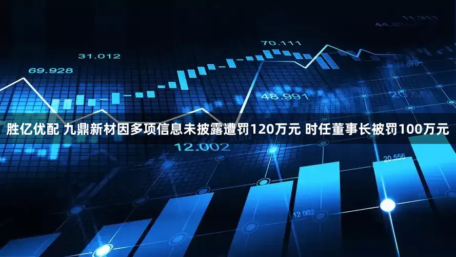 胜亿优配 九鼎新材因多项信息未披露遭罚120万元 时任董事长被罚100万元