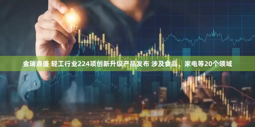 金瑞鼎盛 轻工行业224项创新升级产品发布 涉及食品、家电等20个领域