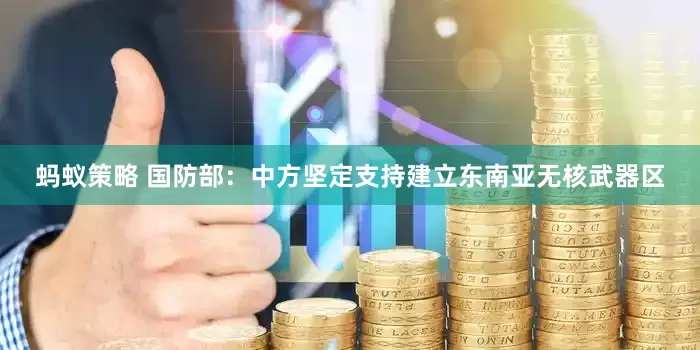 蚂蚁策略 国防部：中方坚定支持建立东南亚无核武器区